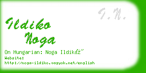 ildiko noga business card